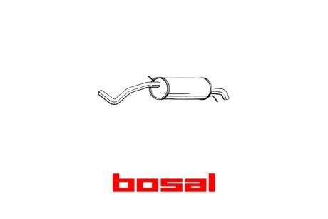 Глушитель задняя часть SKODA FABIA 00-03 BOSAL 278-231