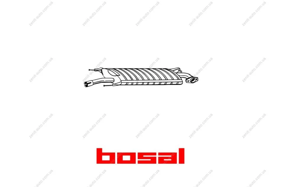 Глушник середня частина TOYOTA RAV 4 05- BOSAL 279-437 (фото 1)