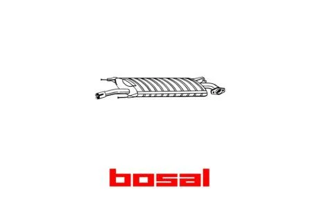Глушитель средняя часть TOYOTA RAV 4 05- BOSAL 279-437