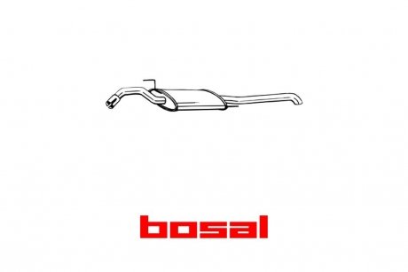 Глушитель задняя часть VW Passat B3/B4 (88-96) (279-461) BOSAL '279-461 (фото 1)