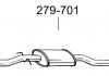 Глушник алюмінізована сталь, середня частина RENAULT KANGOO 1.9 dTi (99-03) BOSAL 279-701 (фото 2)