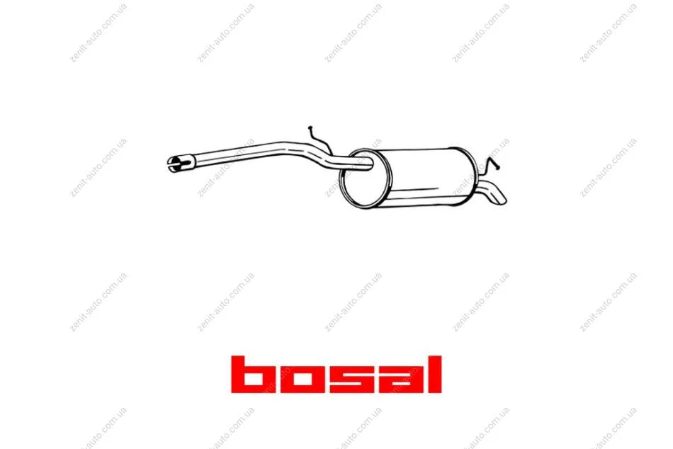 Глушник задня частина VW CADDY Maxi III, IV BOSAL 280-161 (фото 1)