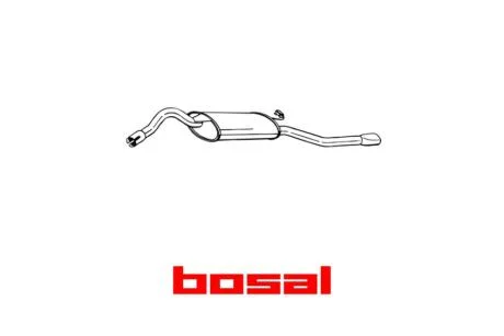 Глушитель задняя часть SKODA Cube (97-98), SKODA FELICIA (95-01) BOSAL 281-097