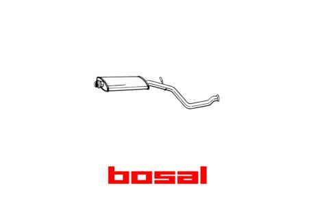 Глушитель средняя часть PEUGEOT 206 98-00 BOSAL 281-609