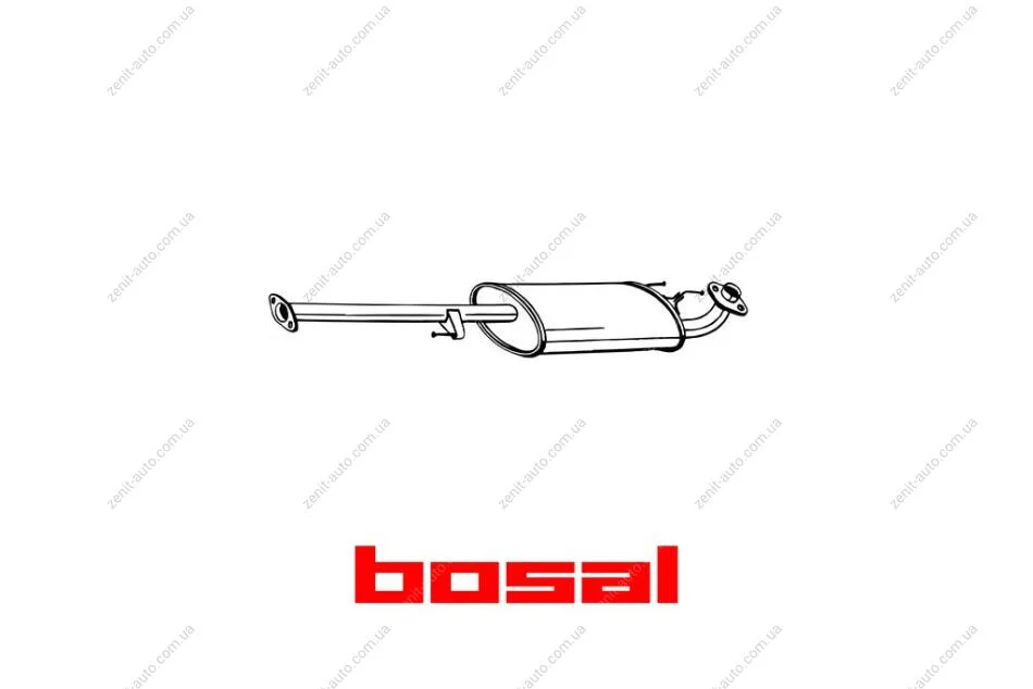 Глушник задня частина LAND CRUISER BOSAL 282-863 (фото 1)
