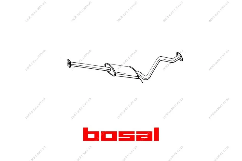 Глушник середня частина HYUNDAI GETZ 06- BOSAL 285-357 (фото 1)