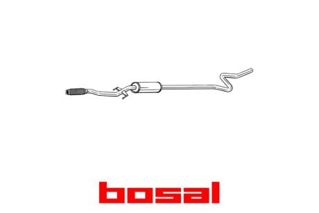 Глушник середня частина PEUGEOT 207 07- BOSAL 292-053