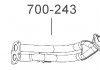 Труба приемная (штаны) 1102 алюминизированная cталь BOSAL 700-243 (фото 3)