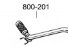 Глушитель алюминизированная cталь, передняя часть VOLKSWAGEN TRANSPORTER V 2.0 Tdi (09/09-) BOSAL 800-201 (фото 2)