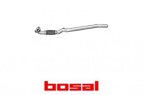 Труба выхлопная передняя часть OPEL CORSA C 00- BOSAL 800-223