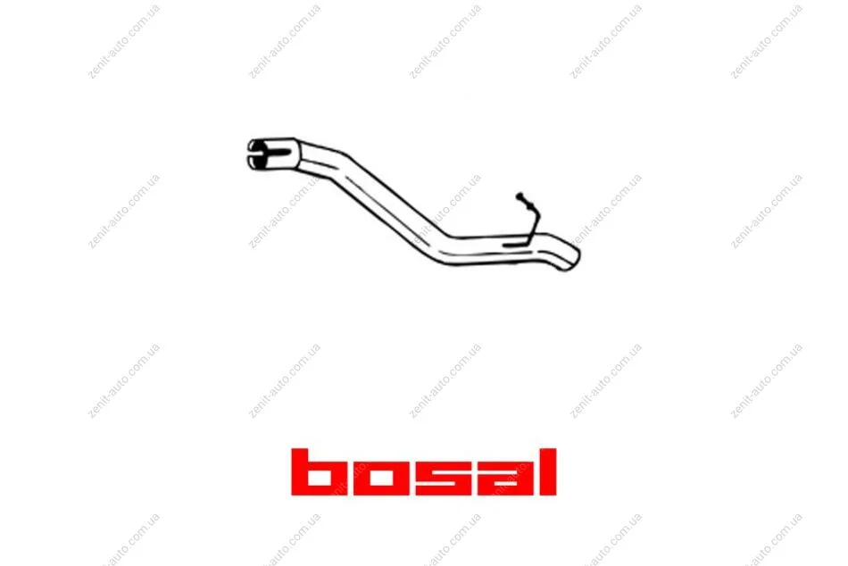 Труба вихлопна FORD C-Max (07-10), FORD Focus (04-12), FORD Focus C-Max (03-07) (823-419) BOSAL '823419 (фото 1)