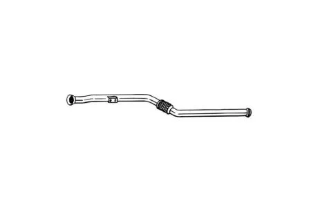 Глушник, алюм. сталь, передн. част. MERCEDES C-CLASS 07-14 BOSAL 850-165