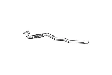 Глушитель, алюм. сталь, передняя часть OPEL ASTRA H 04- BOSAL '852-369