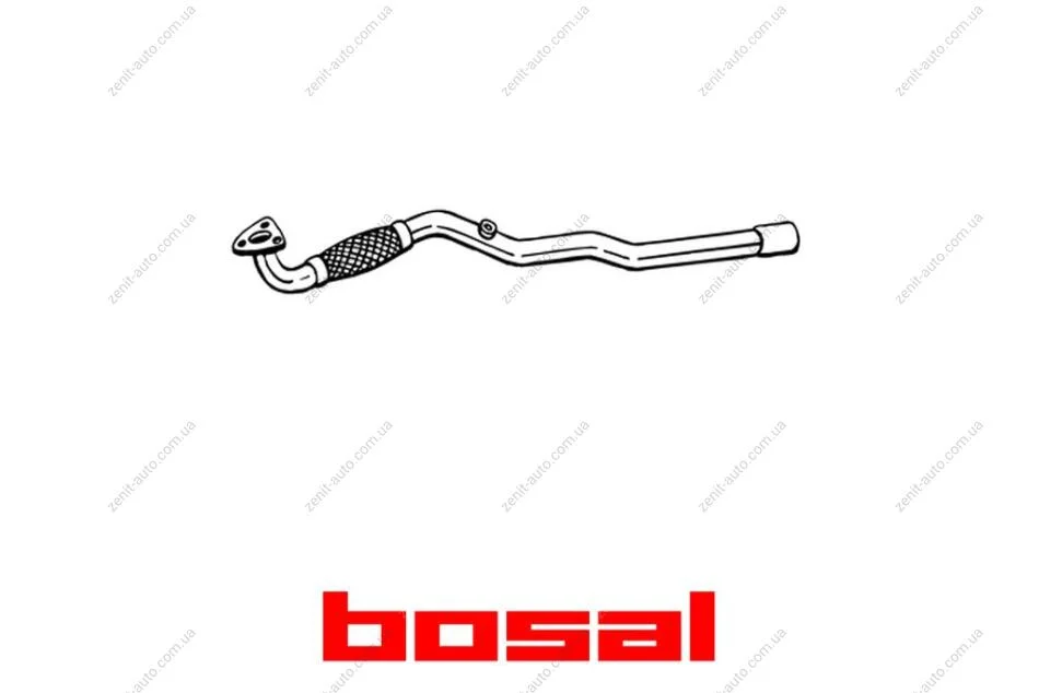 Труба выхлопная OPEL ASTRA G 00-03 BOSAL 852-455 (фото 1)
