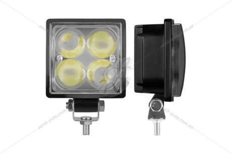 Фара світлодіодна 10-30V 12W (4x3W) 880Lm ERISTAR 4D SPOT точковий корпус квадрат BREVIA '10602QLX1