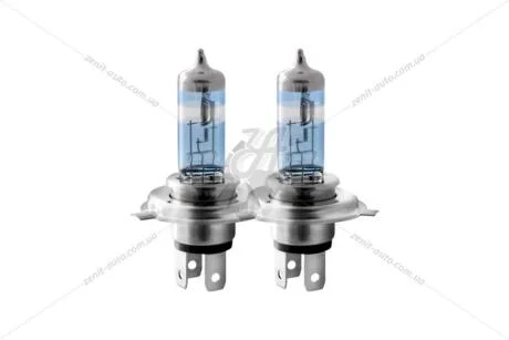 Лампа галогенна H4 12V 60/55W P43t +100% 3700K Max Power EXTRA LIGHT (к-т 2шт) Brevia BREVIA 12040MPS