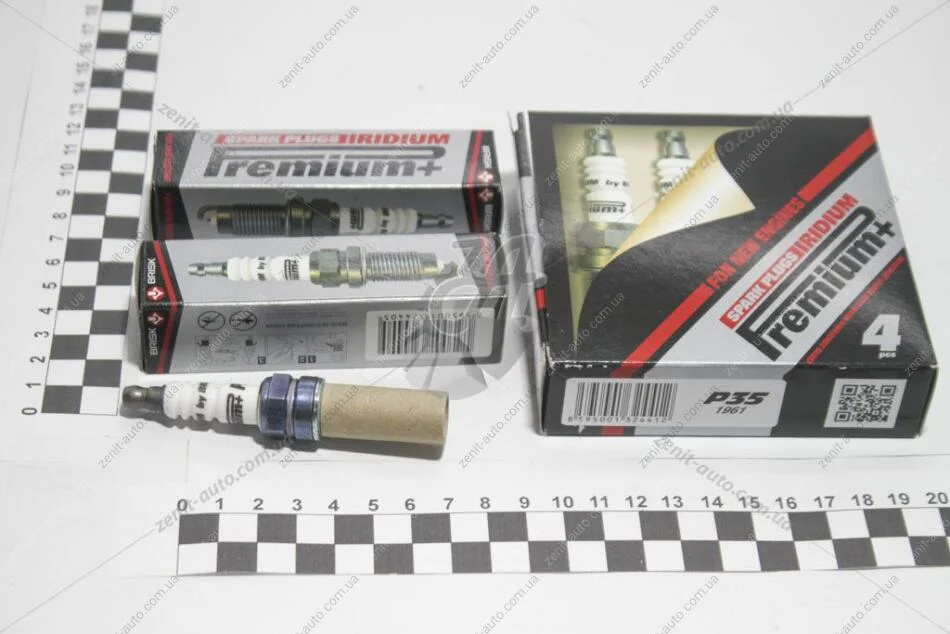 Свеча зажигания IRIDIUM PREMIUM+ BRISK P35 (фото 1)