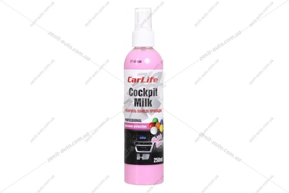 Полироль панели приборов Cockpit Cleaner 250мл бабл гам CARLIFE CarLife CF025 (фото 1)