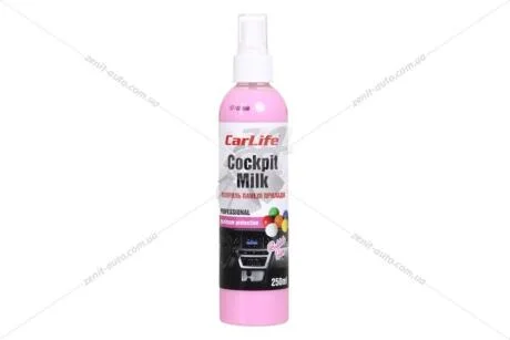 Полироль панели приборов Cockpit Cleaner 250мл бабл гам CARLIFE CarLife CF025