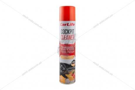 Полироль панели приборов Cockpit Cleaner 750мл мультифрукт CarLife CF756