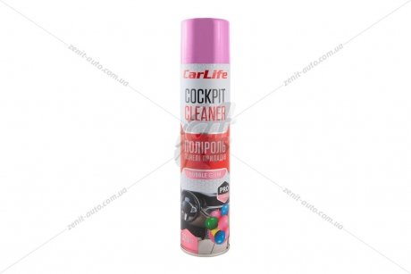 Полироль панели приборов Cockpit Cleaner 750мл бабл гам CarLife CF759