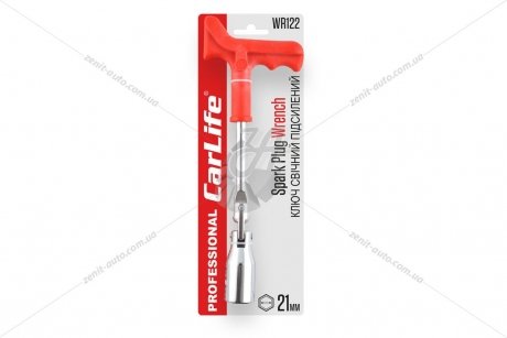 Ключ свічковий 21 посиленна ручка CarLife WR122