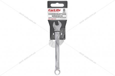 Ключ рожково-накидной 8мм CR-V CarLife WR4008 (фото 1)