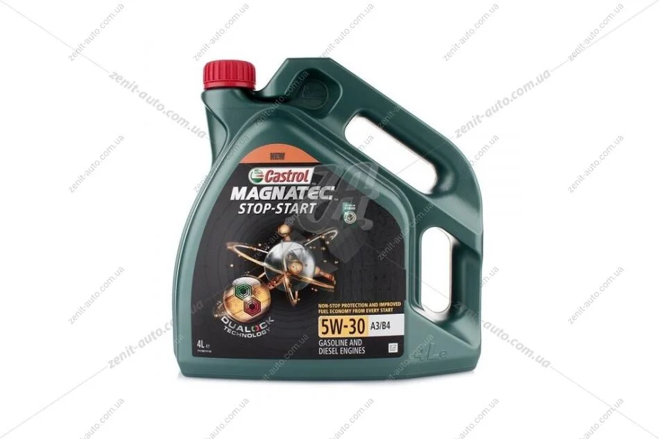 Олива моторна 5W-30 Castrol MAGNATEC STOP-START ACEA A3/B4, 4л, синт. CASTROL 15C94E (фото 1)