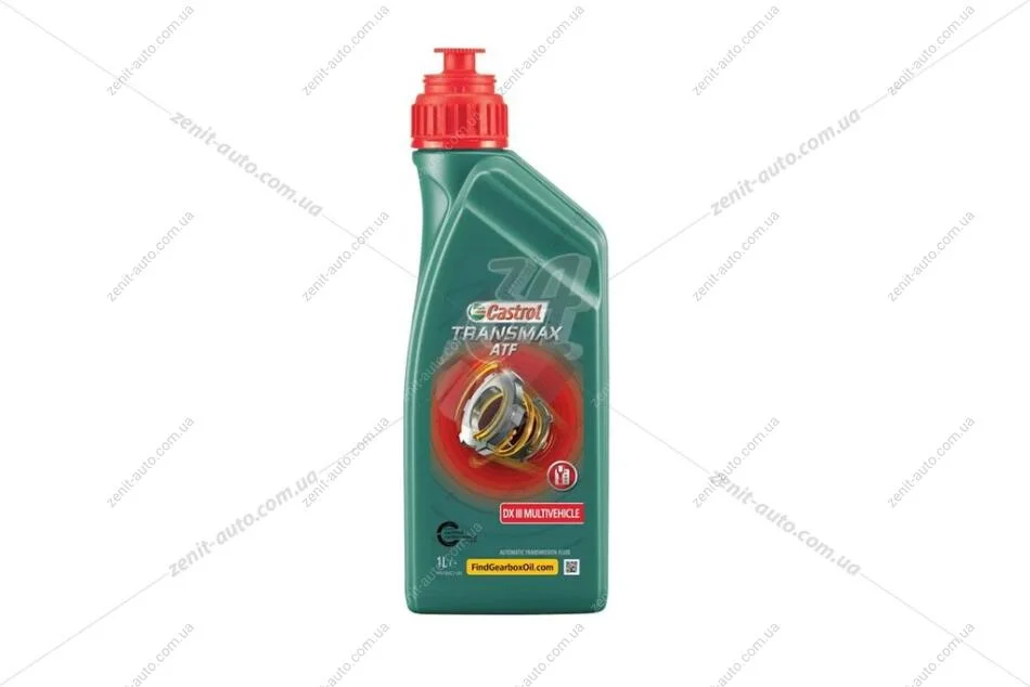 Масло трансмисс. Castrol TRANSMAX ATF DX III MULTIVEHICLE, 1л, синт. CASTROL 15D675 (фото 1)