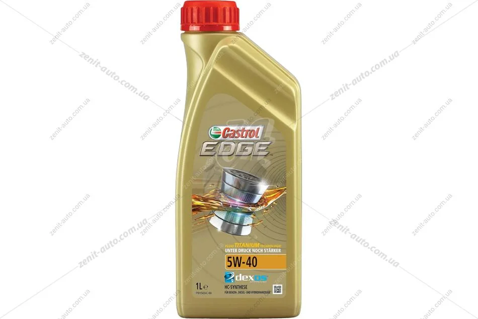 Масло ДВС 5W-40 Castrol EDGE API SN/CF, ACEA C3, GM dexos2, 1л, синт. CASTROL '15F7D5 (фото 1)