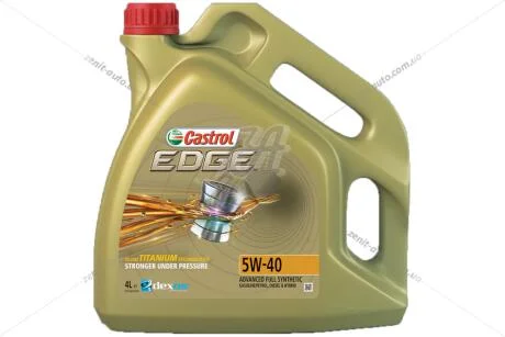 Масло ДВС 5W-40 Castrol EDGE API SN/CF, ACEA C3, GM dexos2, 4л, синт. CASTROL '15F7D6