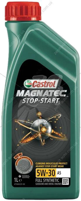 Масло ДВС 5W-30 Castrol MAGNATEC API SN, ACEA A5/B5, ILSAC GF-5, 1л, синт. CASTROL 15F903 (фото 1)