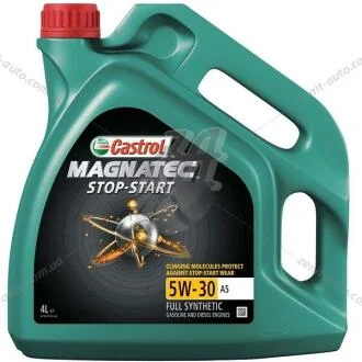 Масло ДВС 5W-30 Castrol MAGNATEC API SN, ACEA A5/B5, ILSAC GF-5, 4л, синт. CASTROL 15F908