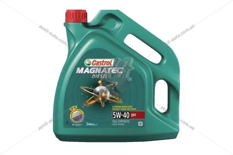 Масло ДВС 5W-40 Castrol MAGNATEC DPF API SN/CF, ACEA C3, GM dexos2, 4л, синт. CASTROL '15F911
