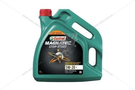 Масло ДВС 5W-20 E Castrol MAGNATEC API SN, ILSAC GF-5, Ford M2C948-B, 4л, синт. CASTROL '15F9CE