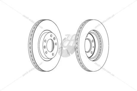 Диск тормозной передний (кратно 2) Citroen Jumper II/ Peugeot 508 I CHAMPION 562126CH