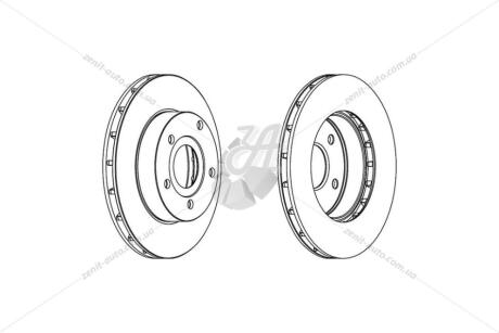Диск гальмівний передній (кратно 2) Jeep Grand Cherokee (99-) CHAMPION 562147CH