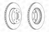Диск тормозной передний (кртано 2) Hyundai i10 (I,II)/ Kia Picanto (I,II) CHAMPION '562428CH (фото 1)