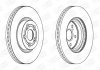 Диск тормозной передний (кратно 2) Toyota Avensis (03-08) CHAMPION 562439CH (фото 2)