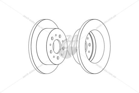 Диск тормозной задний (кратно 2) Citroen Jumper II/ Fiat Ducato (06-)/ Peugeot Boxer (05-) CHAMPION 562526CH