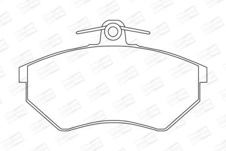 Колодки тормозные дисковые передние Chery Amulet (03-10)/ VW Caddy II CHAMPION '571357CH