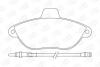 Колодки тормозные дисковые передние Citroen Jumpy I/ Fiat Scudo (96-06) CHAMPION '571843CH (фото 1)