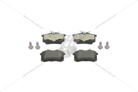 Колодки гальмівні дискові задні Audi A4 (B5,B6,B7)/ Skoda Octavia (I,II)/ VW Golf (IV,V,VI), Caddy III/ Renault Megane II CHAMPION 571906CH