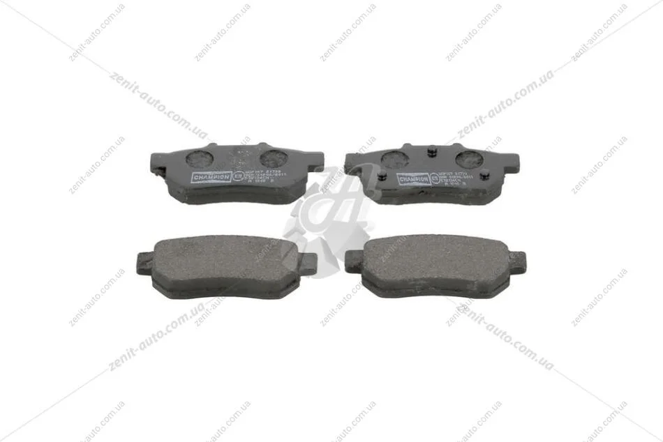Колодки тормозные дисковые задние HONDA CIVIC V Hatchback (EG) 91-95, CIVIC V Saloon (EG, EH) 91-96 CHAMPION 572134CH (фото 1)