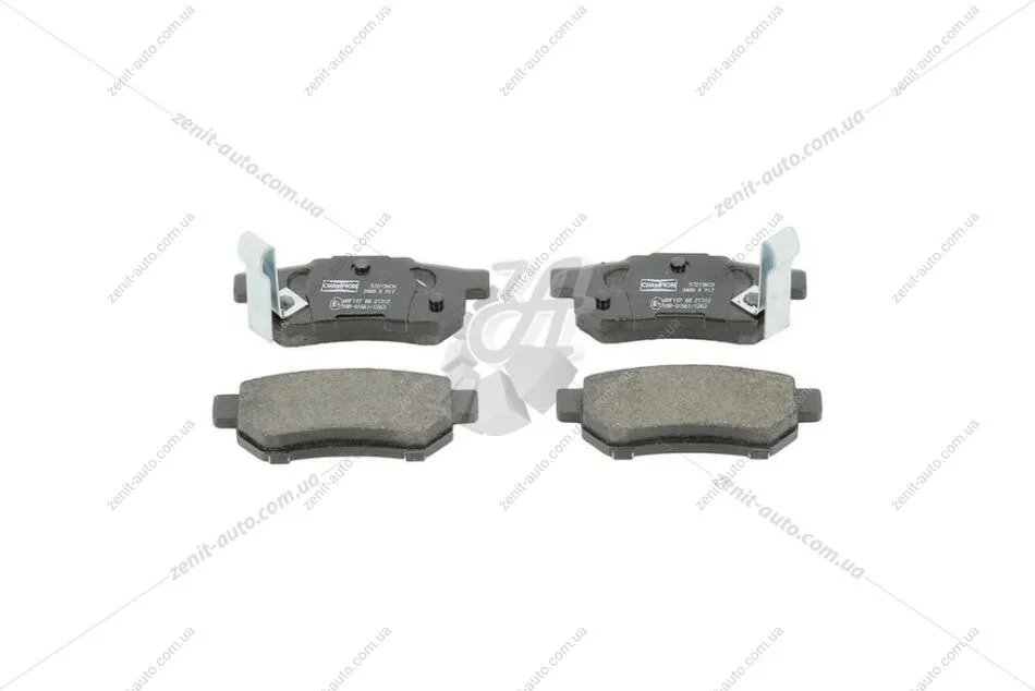 Колодки тормозные дисковые задние HONDA CIVIC VI Fastback (MA, MB) 94-01, CIVIC VI Hatchback (EJ, EK) 95-01 CHAMPION 572136CH (фото 1)