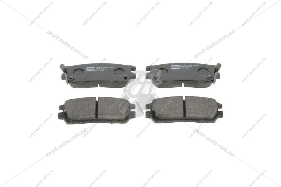 Колодки тормозные дисковые задние Mitsubishi L400, Pajero Sport I CHAMPION 572200CH (фото 1)