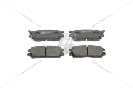 Колодки тормозные дисковые задние Mitsubishi L400, Pajero Sport I CHAMPION 572200CH (фото 1)