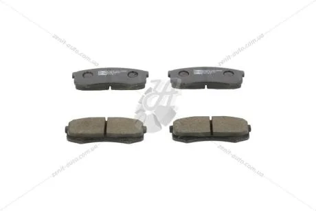 Колодки тормозные дисковые задние Mitsubishi Pajero IV/ Toyota Land Cruiser Prado (J12,J15) CHAMPION 572245CH