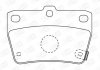 Колодки тормозные дисковые задние TOYOTA RAV4 CHAMPION 572488CH (фото 2)
