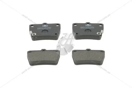 Колодки тормозные дисковые задние Chery Tiggo (06-10)/ Toyota Rav 4 (I,II) CHAMPION 572488CH